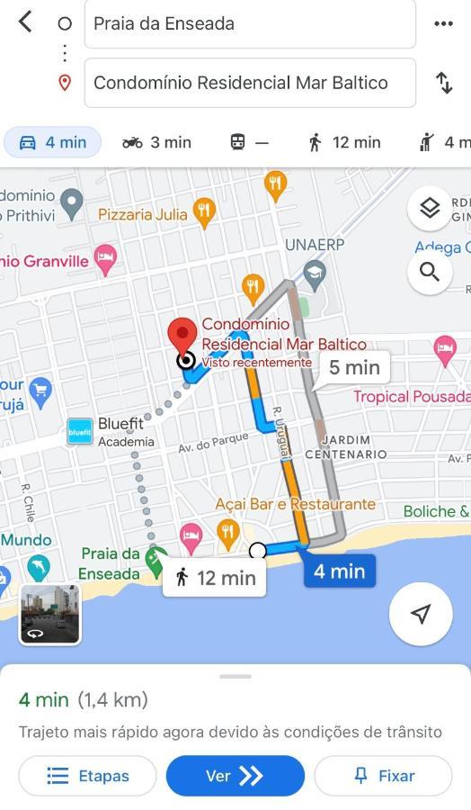 Apartamento Com Varanda E Suite Enseada גוארויה מראה חיצוני תמונה